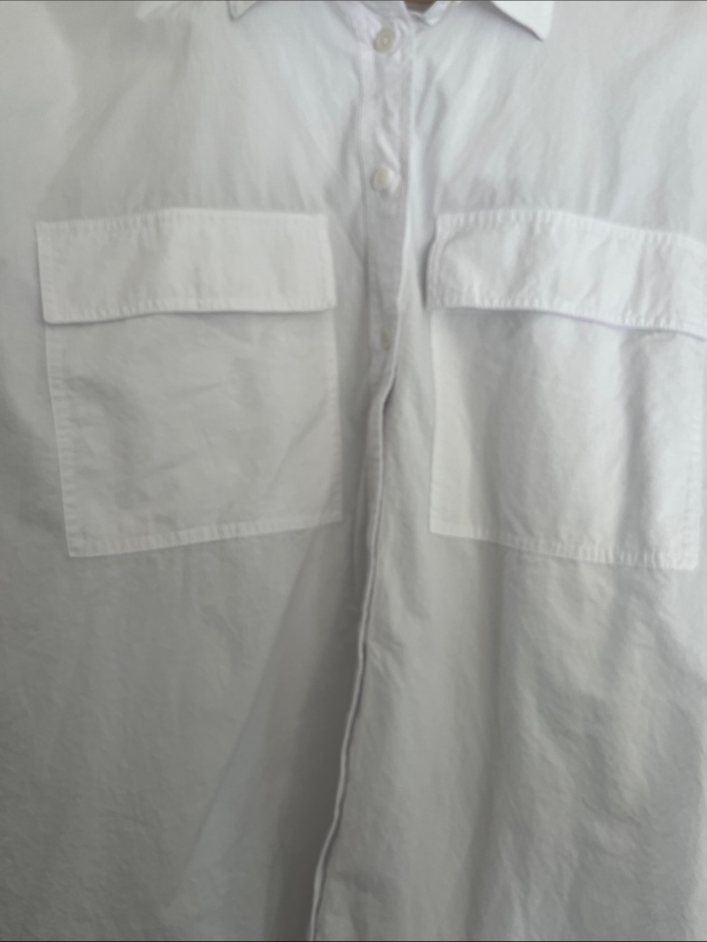Madewell Oversized Button-Up Dress Shirt Size XL - Picture 3 of 7